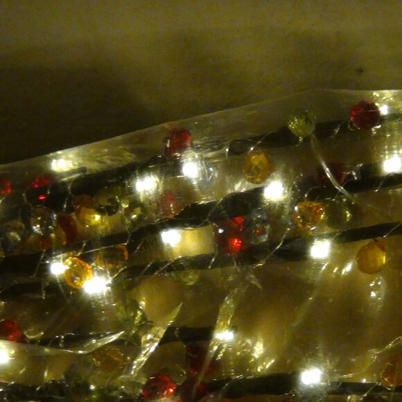Jeweled LED Lights Branches 30" River of Goods SNBC 50 LED 100 Faceted Beads - Picture 7 of 16
